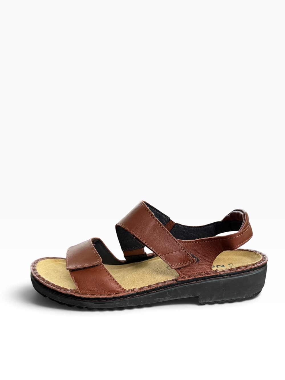 Naot Enid Banded Sandal Soft Chestnut Straps Arch Support Worn Once Size 8 - Picture 3 of 9